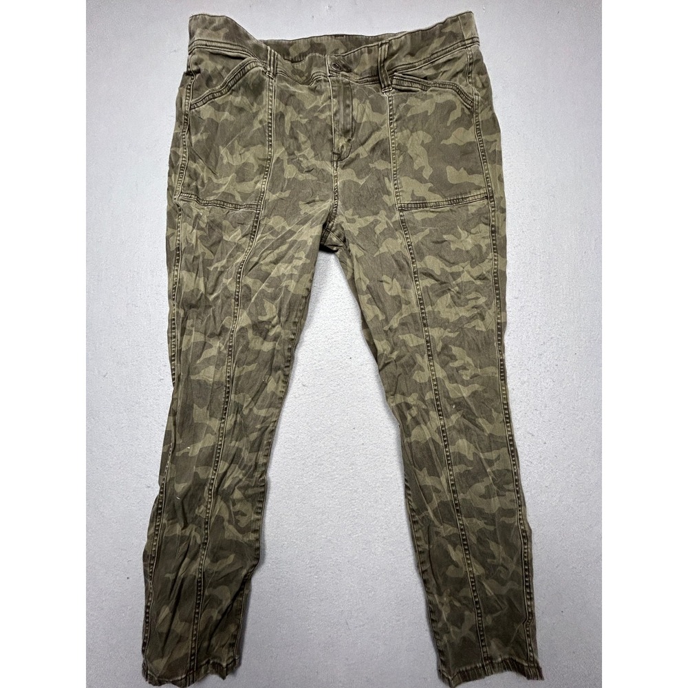 Lane Bryant Pants Cotton Blend Camo Green 18 Womens